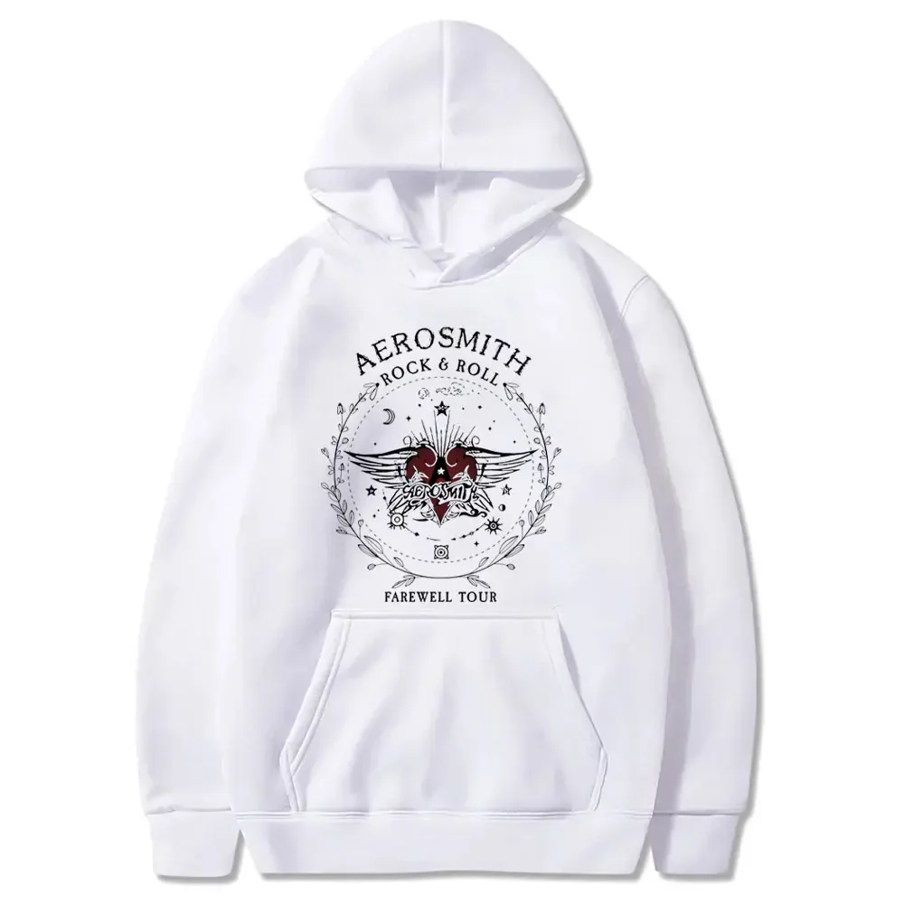 Aerosmith Farewell Tour Осенние толстовки Farewell Tour Hard Rock Спортивный костюм Повседневная свободная рубашка в стиле ретро Фэнтезийная одежда Y2K Топ унисекс (art.: 3920ce89be9ba) - 3920ce89be9ba