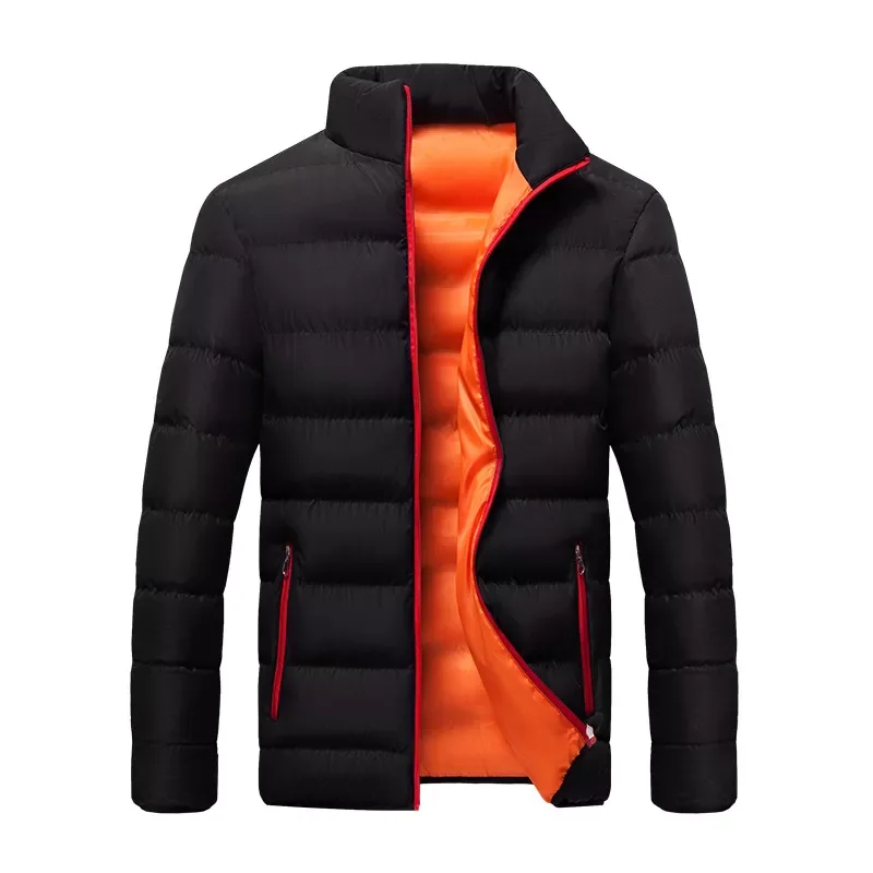 New2022 Windbreaker Cotton Padded Jacket Casual Sports Autumn Winter Men's Stand Collar Warm Thick  Parkas Jacket  6XL