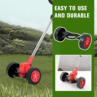 grass trimmer rolling wheel garden lawn mower cutter garden tool lawn wheel guide double accessories replacement mower cutt c0e8