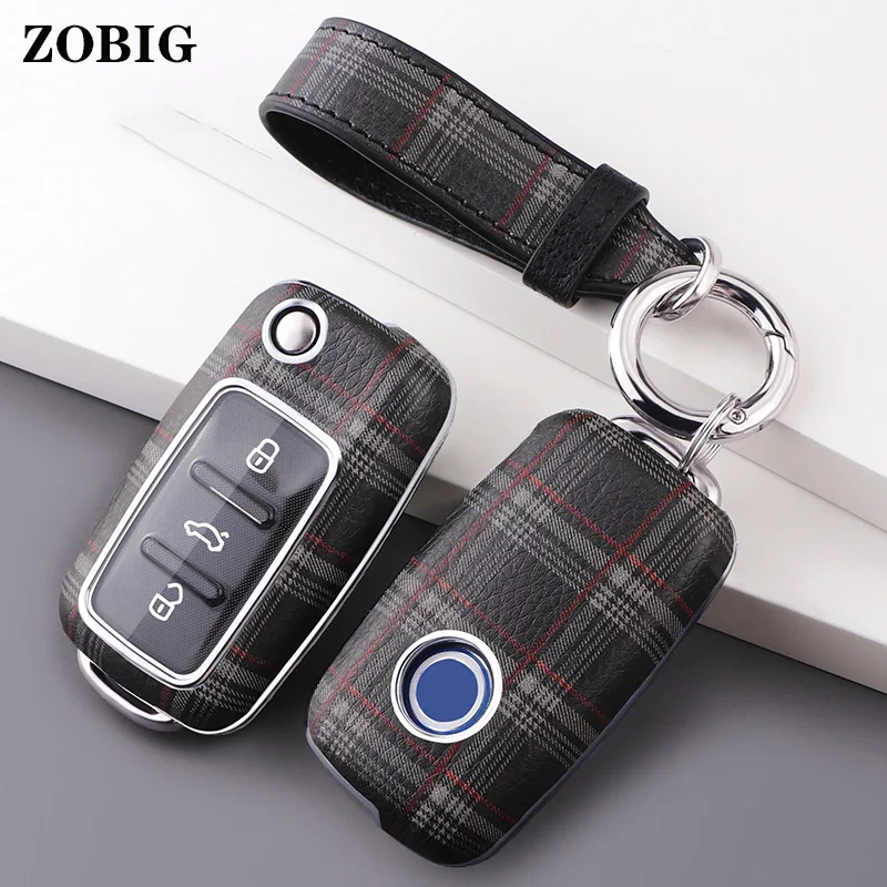 

Чехол ZOBIG в клетку для VW Golf Magotan Touran Sagitar Lavida