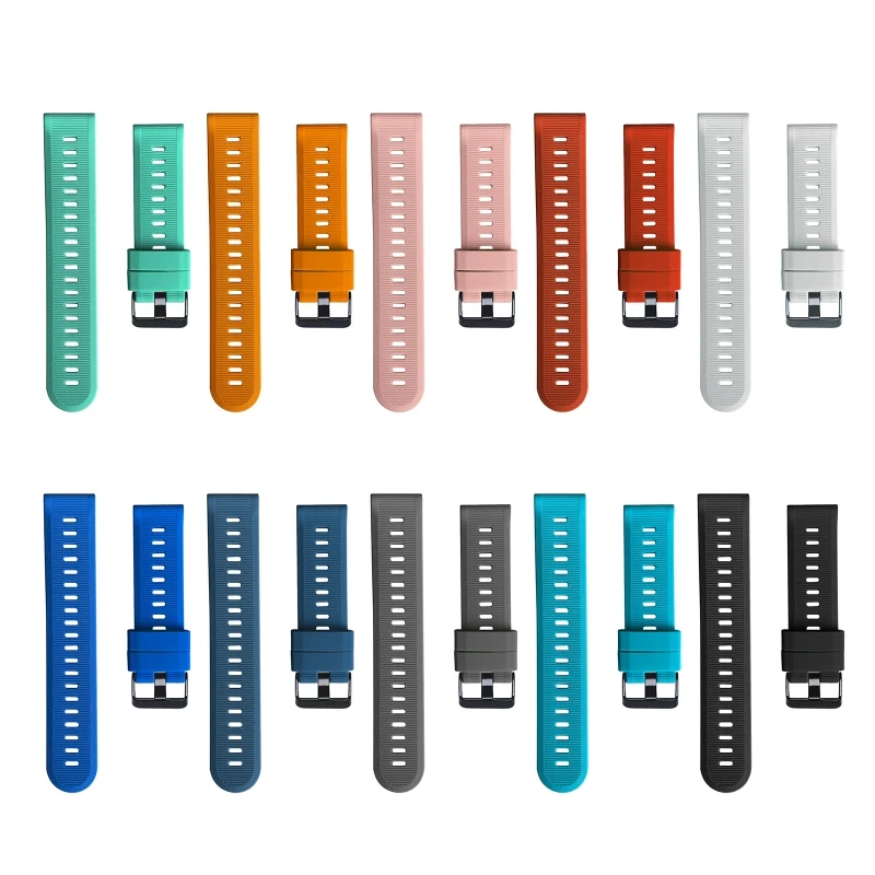 

Compatible with Forerunner955 Band Adjustable Sport Silica Loop Washable Replacement Strap Wristband Bracelet Waterproof