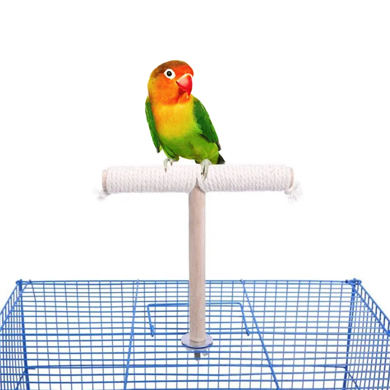 

Деревянная игрушка-окунь для птиц, подставка для попугаев, игрушечное покрытие с хлопковой веревкой, лапа для скалолазания, аксессуары для шлифовки, товары для птиц