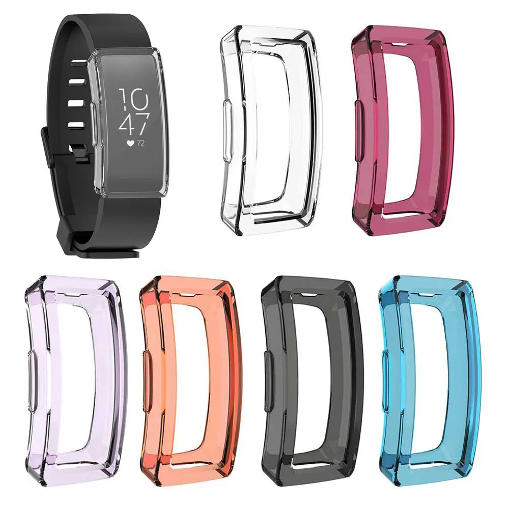 

Защитный чехол для часов Fitbit Inspire /Inspire HR, мягкий ударопрочный прозрачный защитный чехол из ТПУ для умных часов