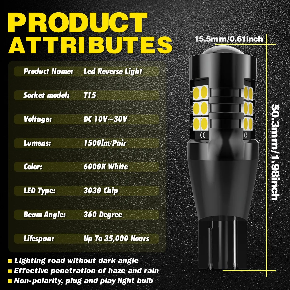 2 светодиодных лампы заднего хода Canbus W16W T15 921 912 на автомобиле фонаря для Kia Sportage Rio