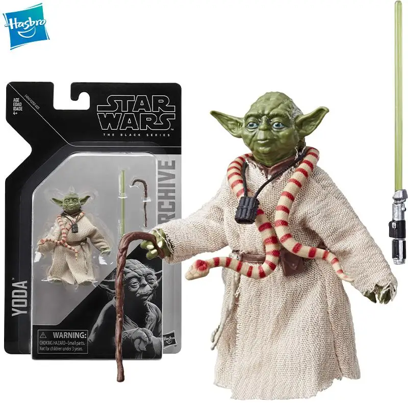 

Star Wars Hasbro The Black Series Archive Yoda 6 Inch Scale Action Figure Model Collectible Toys Kdis Gift