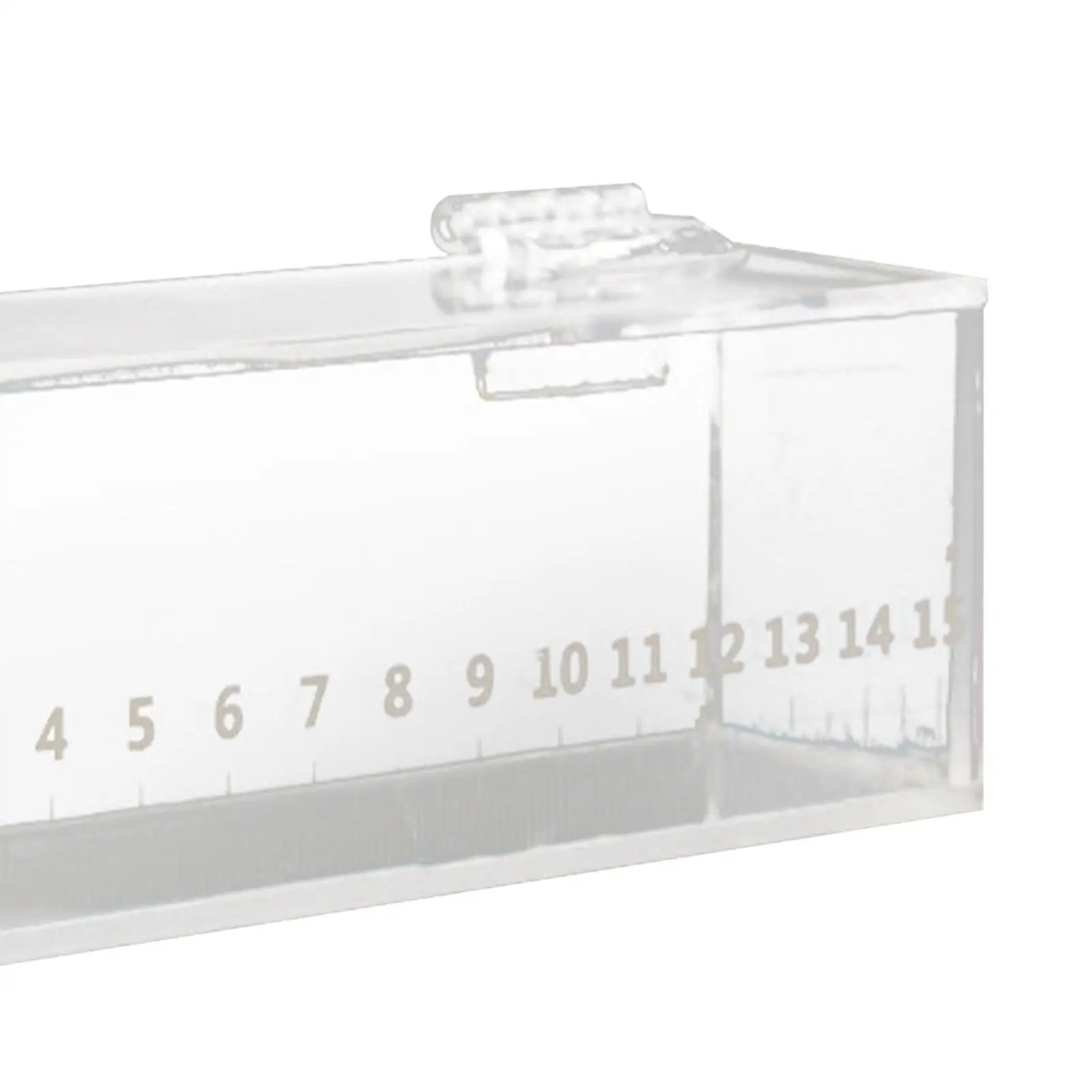 Коробка для просмотра рыбы со шкалой рыбалки акриловая изоляция разведения