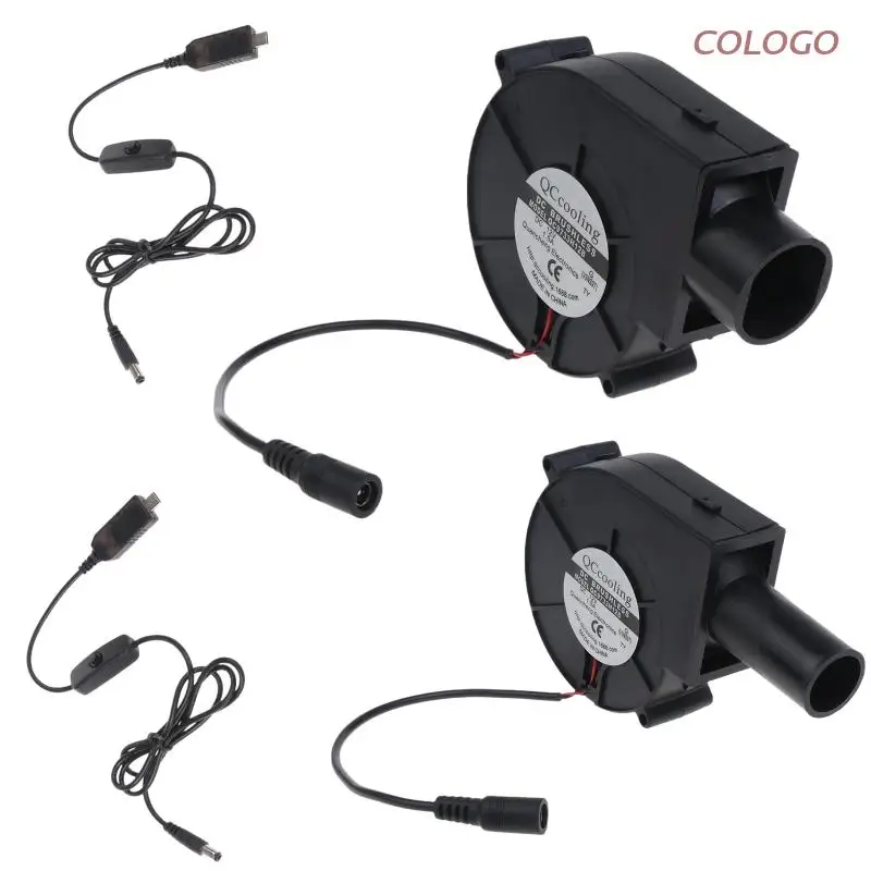 

Type C 5V Air Blower Grill Wood Stove Outdoor Mobile Portable Barbecue Fan Outdoor Camping Picnic Grill Cooking Fan