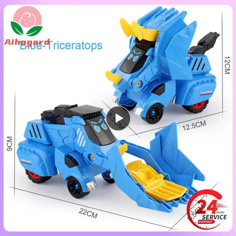 

Newest Monster Vehicle Transformation Toy For Boy Simulation Dinosaur Plastic Action Figures Robot Model Kid Birthday Gift