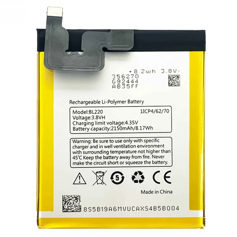 Фото Аккумулятор BL220 для мобильного телефона Lenovo S850/S850T, высококачественная сменная батарея большой емкости, элемент класса А, с инструментами для замены. №5