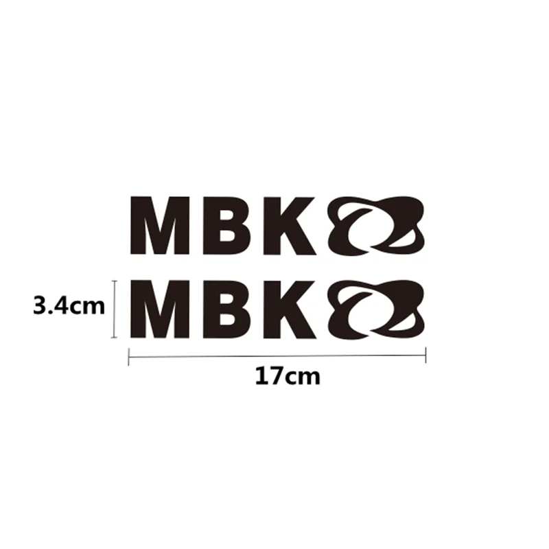 Фото 2 шт. наклеек для мотоцикла MBK, светоотражающие водонепроницаемые наклейки для декора мотоцикла, аксессуары для мотоциклов №1