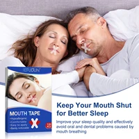 120pcsbox x type closed mouth sticker adult night mouth breathing sticker sleep stop snoring sticker personal health care tools