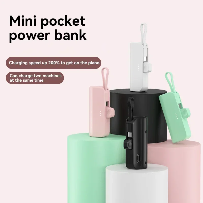 Портативное зарядное устройство Xiaomi 30000 мАч компактное портативное карманное с