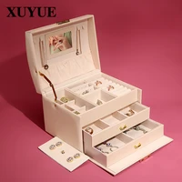 jewelry storage box high end necklace bracelet large capacity jewelry box ring bracelet jewelry box jewelry storage box