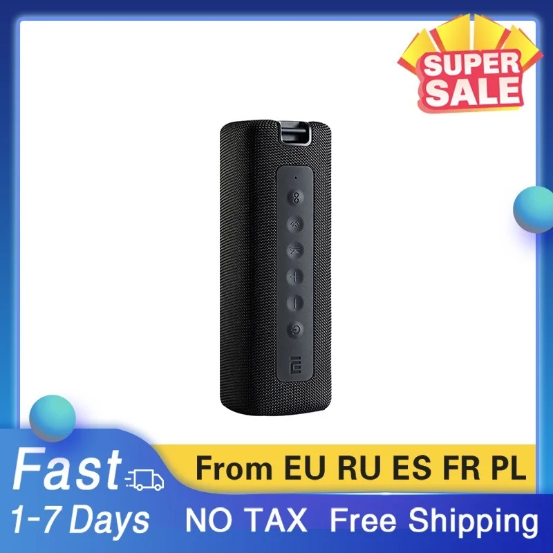 

Portable Bluetooth Speaker 16W IPX7 Waterproof High Quality True Bluetooth 5.0 Wireless 13H Battery Life Bar Sound