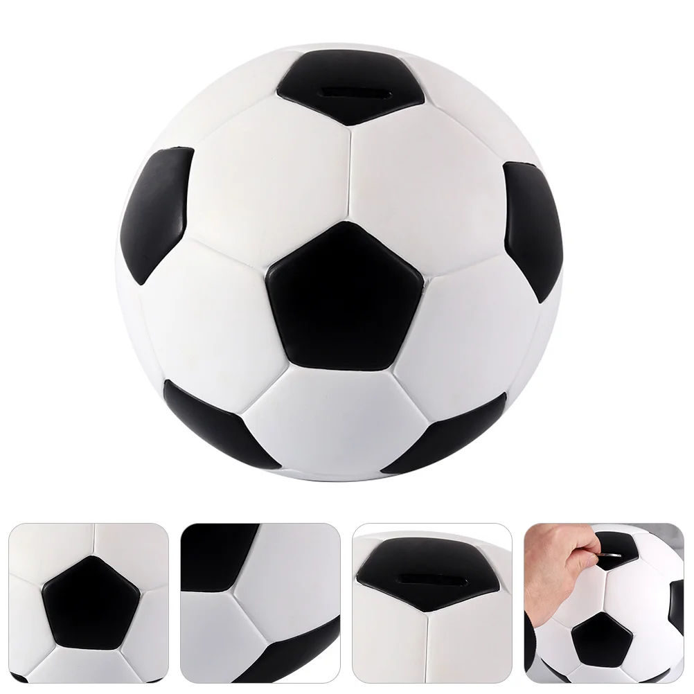 

Creative Football Bank Kids Bank Soccer Shaped Piggy Bank Home Decor