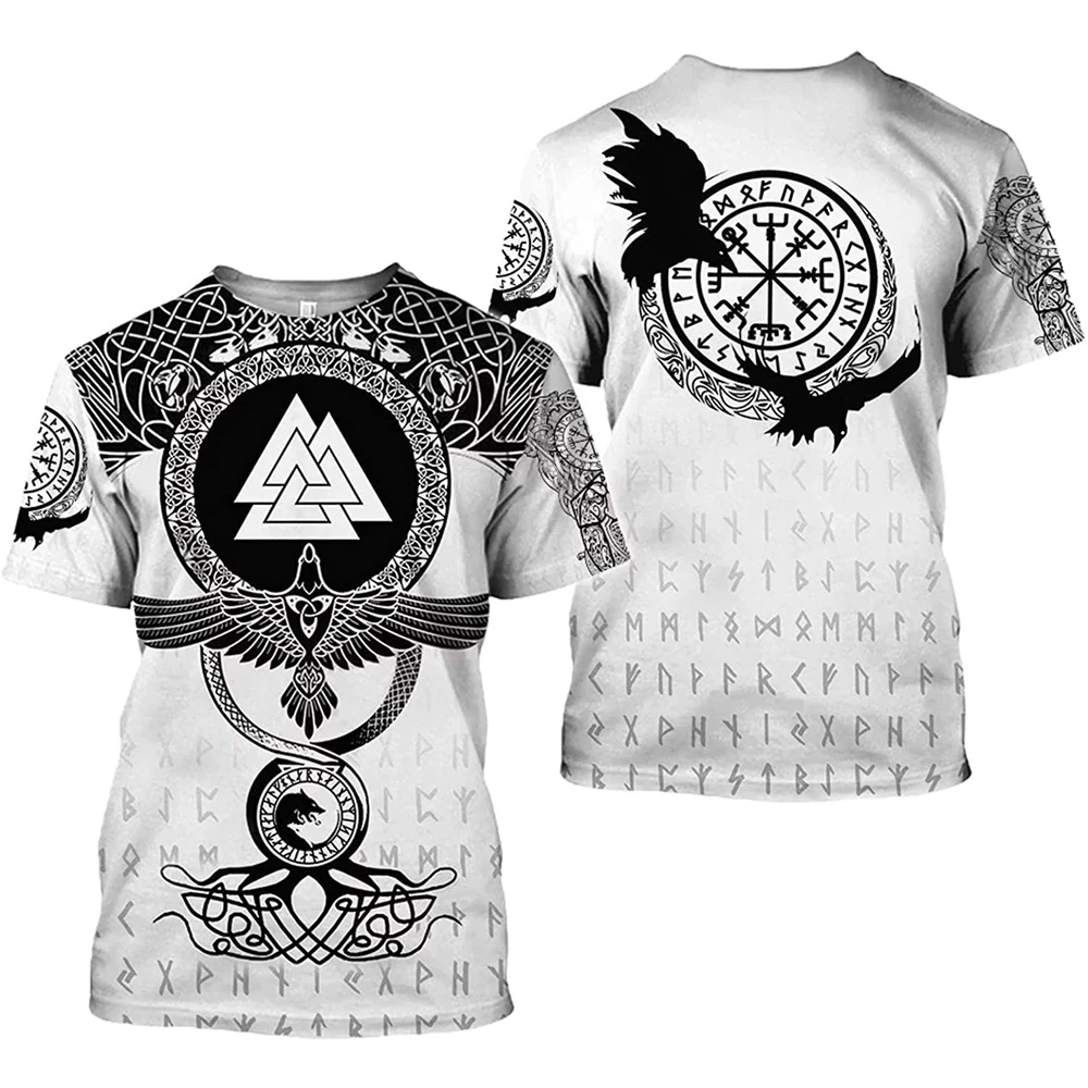 

New 3D Print Causal Clothing Viking Fashion Men Women T-shirt Plus Size Size S-7XL