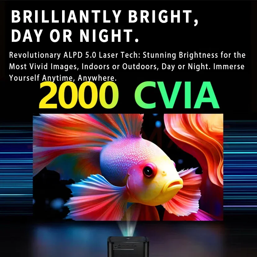2025 Qumpot X10max Everycom 3D 4K UHD UST LED ЖК-дисплей 4500 ANSI люмен ЛАЗЕРНЫЙ ТВ-ПРОЕКТОР ДОМАШНИЙ