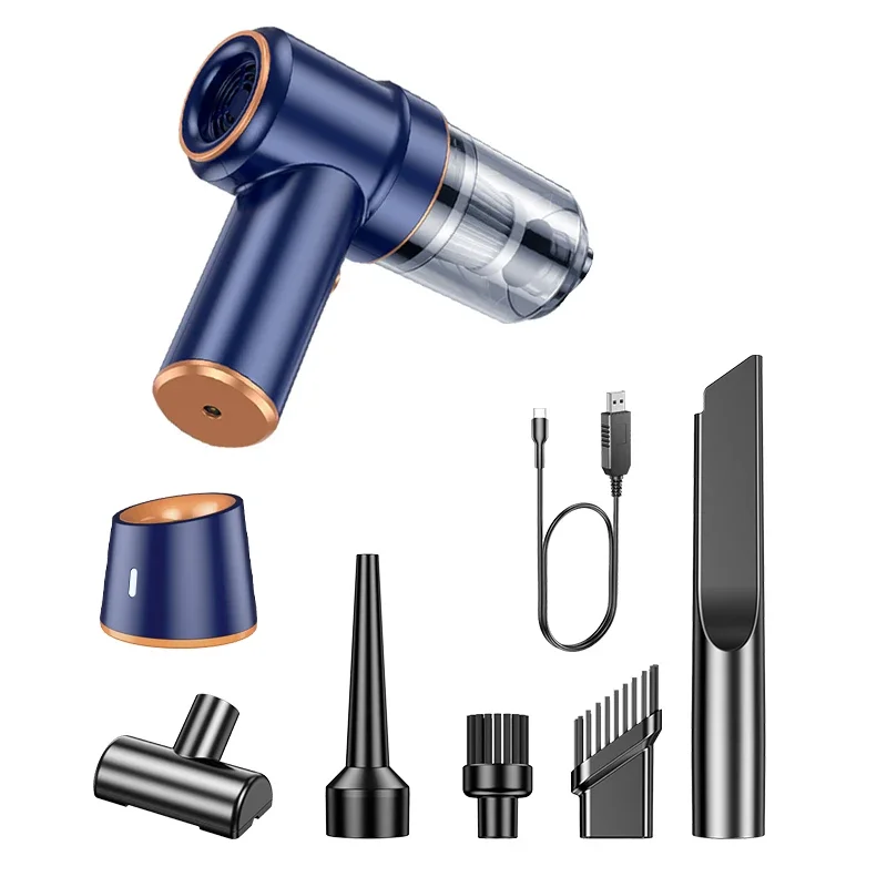 Мощный мощный перезаряжаемый автомобильный пылесос с зарядным устройством