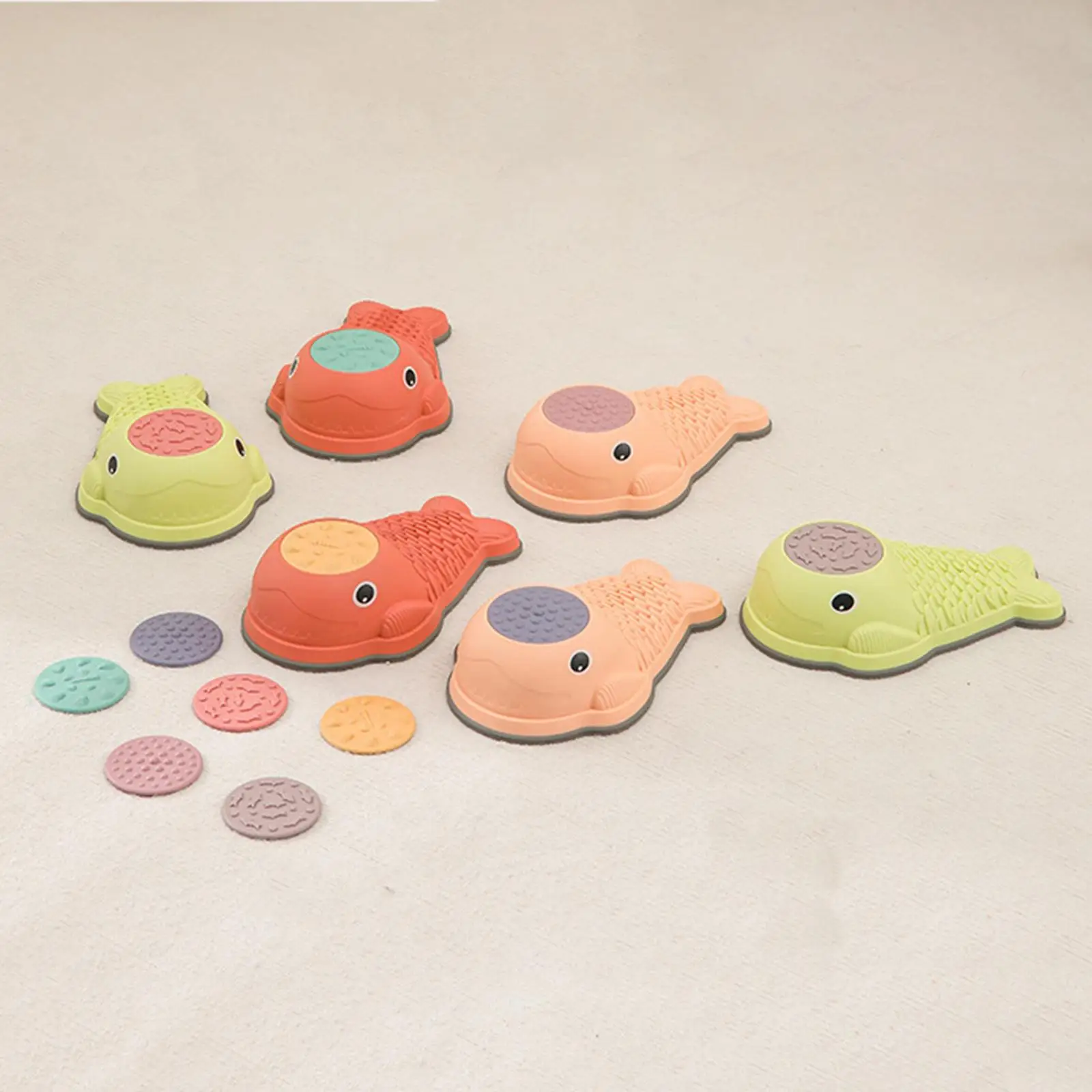 Детские шаговые камни 6 шт. балансирующие речные для детского сада детей и семьи