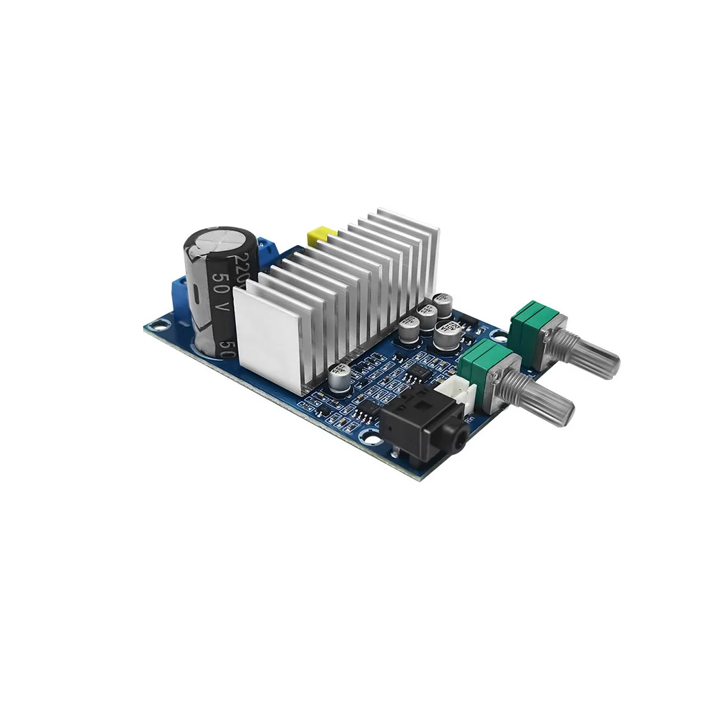 

Плата цифрового усилителя мощности со стереозвуком, запасная плата для 2-канального динамика, с регулировкой громкости и басов, модуль усил...