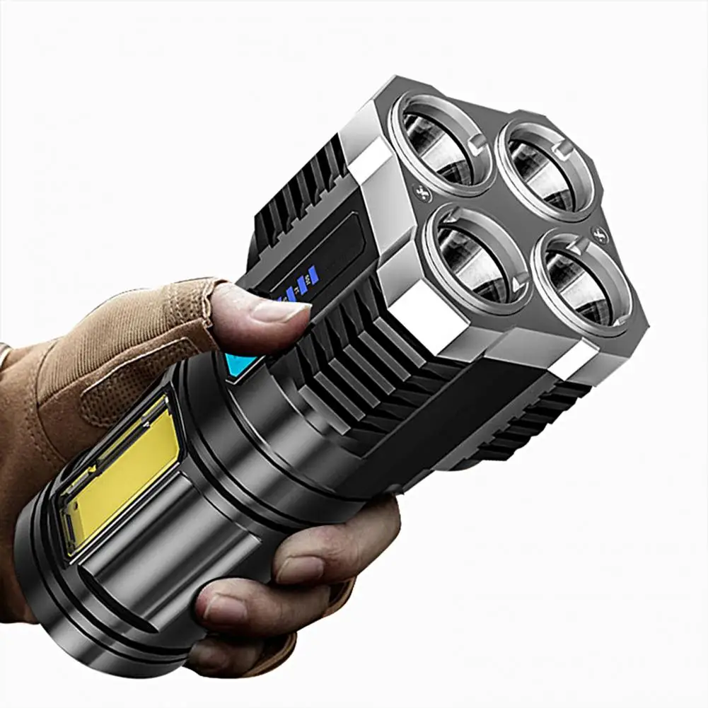 

Universal Eco-friendly Portable Powerful LED Flashlight Waterproof Torchlight Ergonomic Camping Accessories