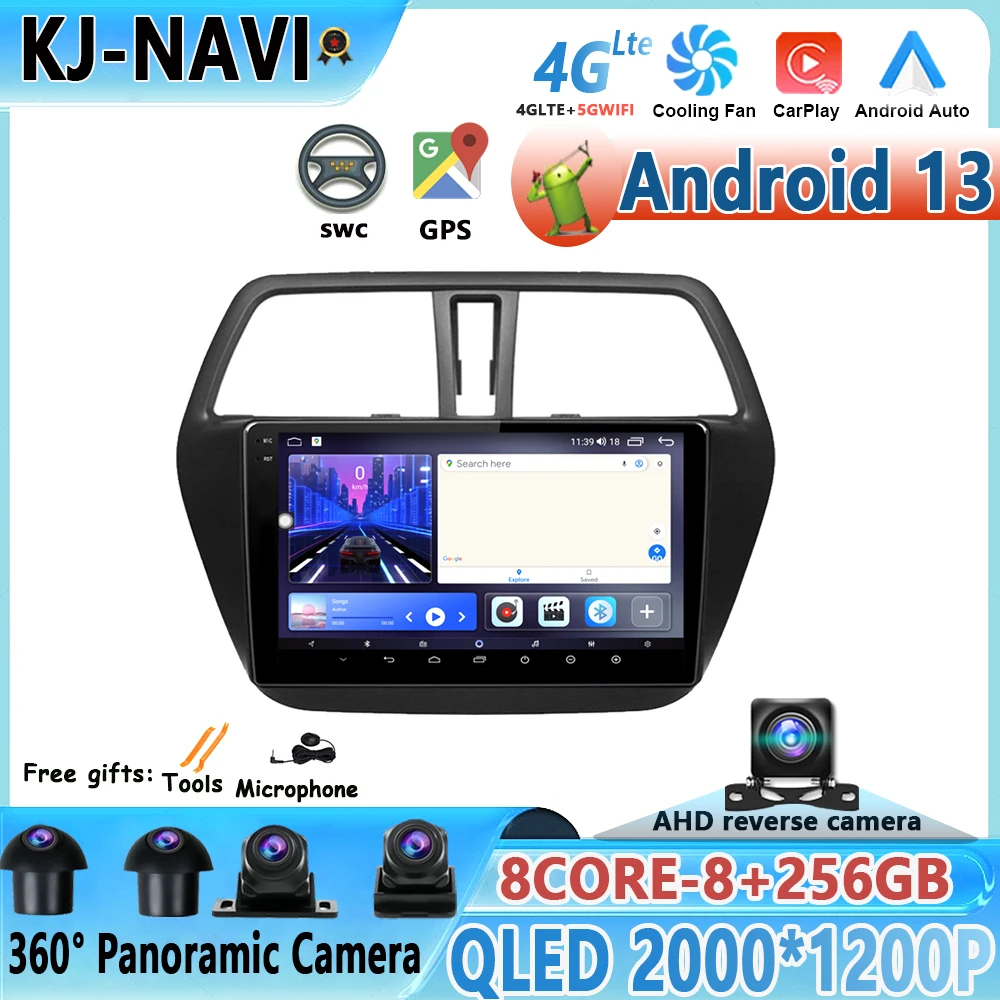 

Автомагнитола на Android 13 для Suzuki SX4 S-Cross 2014-2017, стерео, видео, DSP, навигация, GPS, мультимедийный плеер BT 2Din, 2 Din, DVD