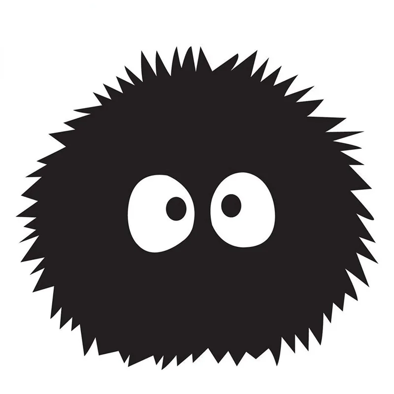 

Наклейка на автомобиль с рисунком в стиле м/ф «Мой сосед Тоторо»