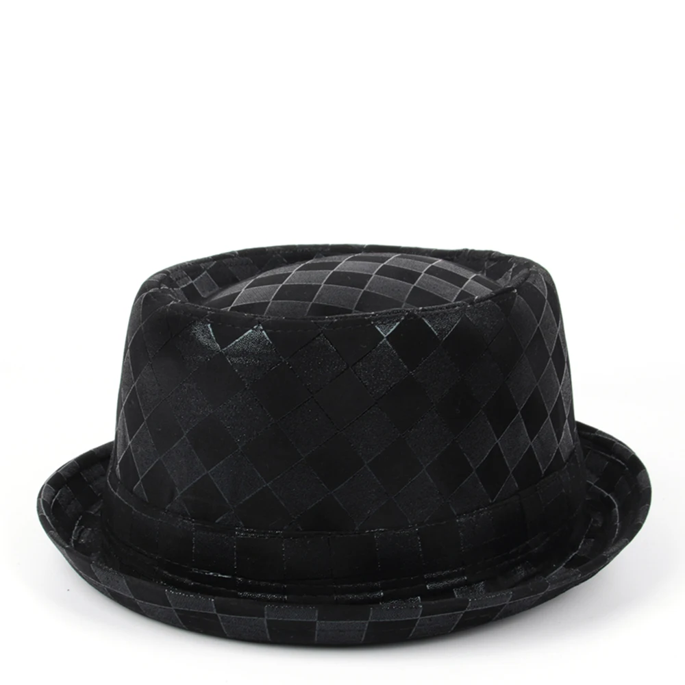 100% кожаная мужская фетровая шляпа плоский пирог свининые для джентльмена папа