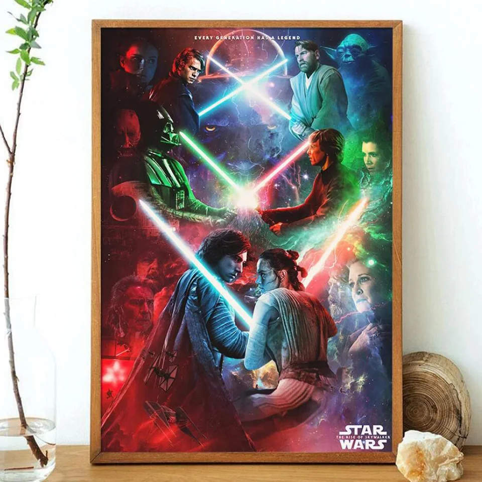 

Star Wars Vintage Movie Diy 5d Diamond Painting Disney Full Diamond Mosaic Embroidery Home Decor Cross Stitch Kits
