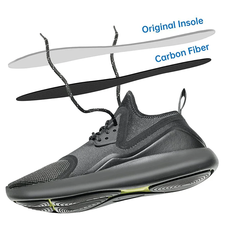 New Men Carbon Fiber Insole Women Basketball Football Hiking Sports Insole Male Shoe-pad Female Orthotic Shoe Sneaker Insoles 34