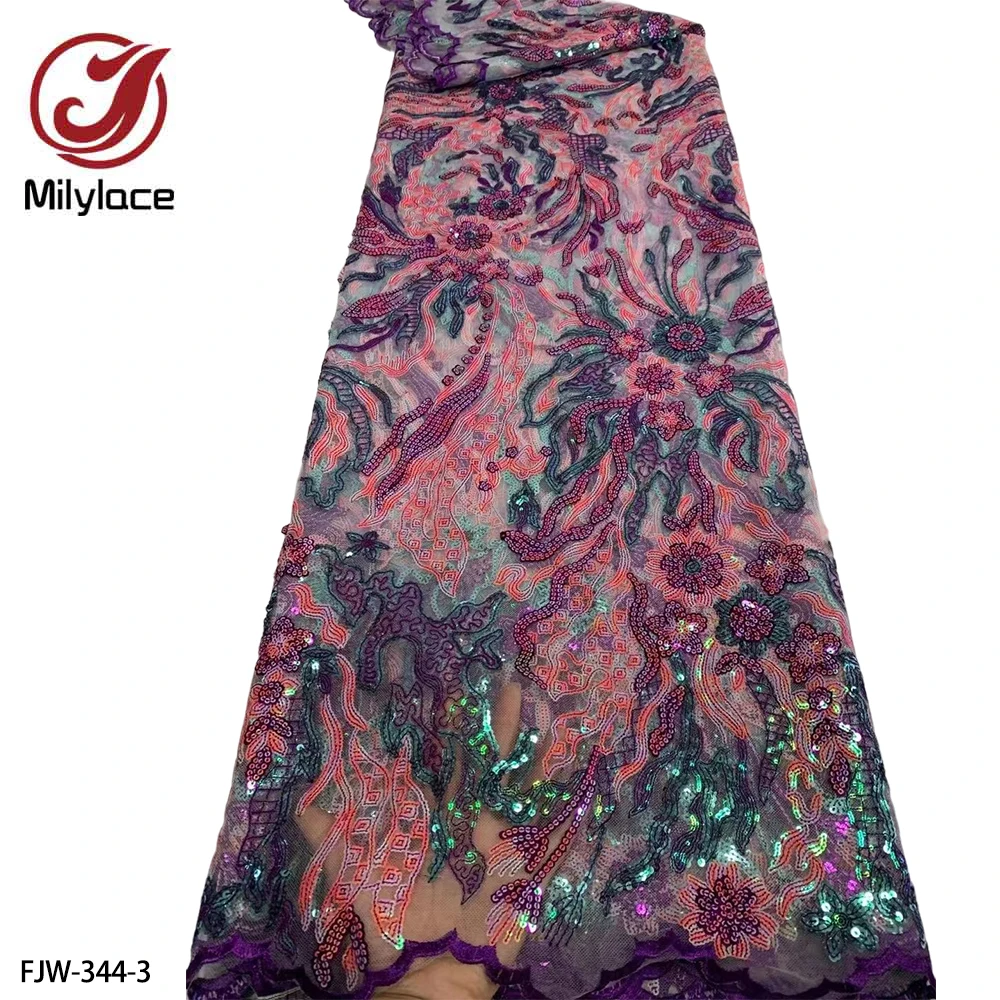 

Новейшие африканские сетчатые кружевные ткани с вышивкой, высококачественные блестки, ткань из тюля с кружевом для платья, для вечеринки
