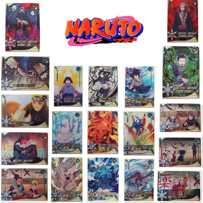 

NARUTO Hatake Haruno Sakura HR card card holder Rare Card Box anime characters bronzing collection card kids toys Gift