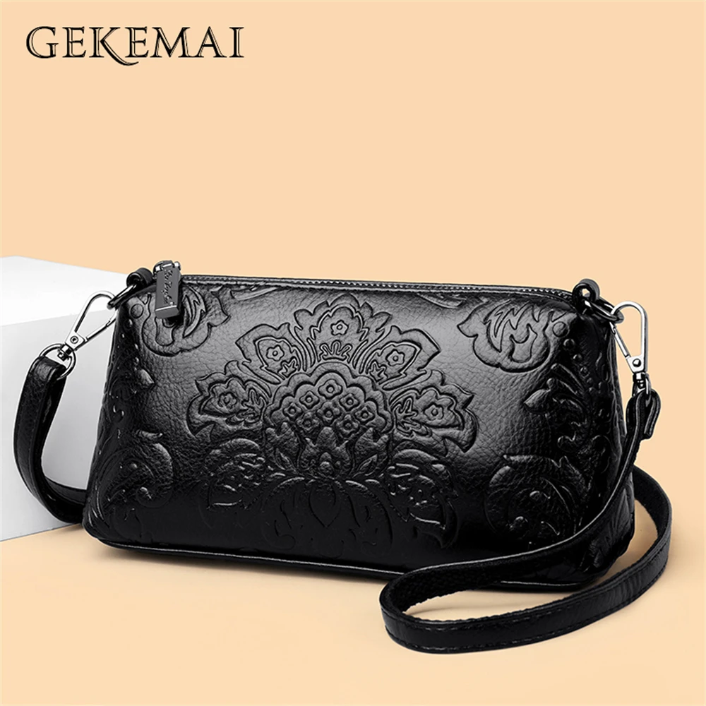 

Модная дизайнерская дамская сумка через плечо с цветочным узором, роскошные дизайнерские высококачественные кожаные женские сумки-мессенджеры, новая Маленькая женская сумка