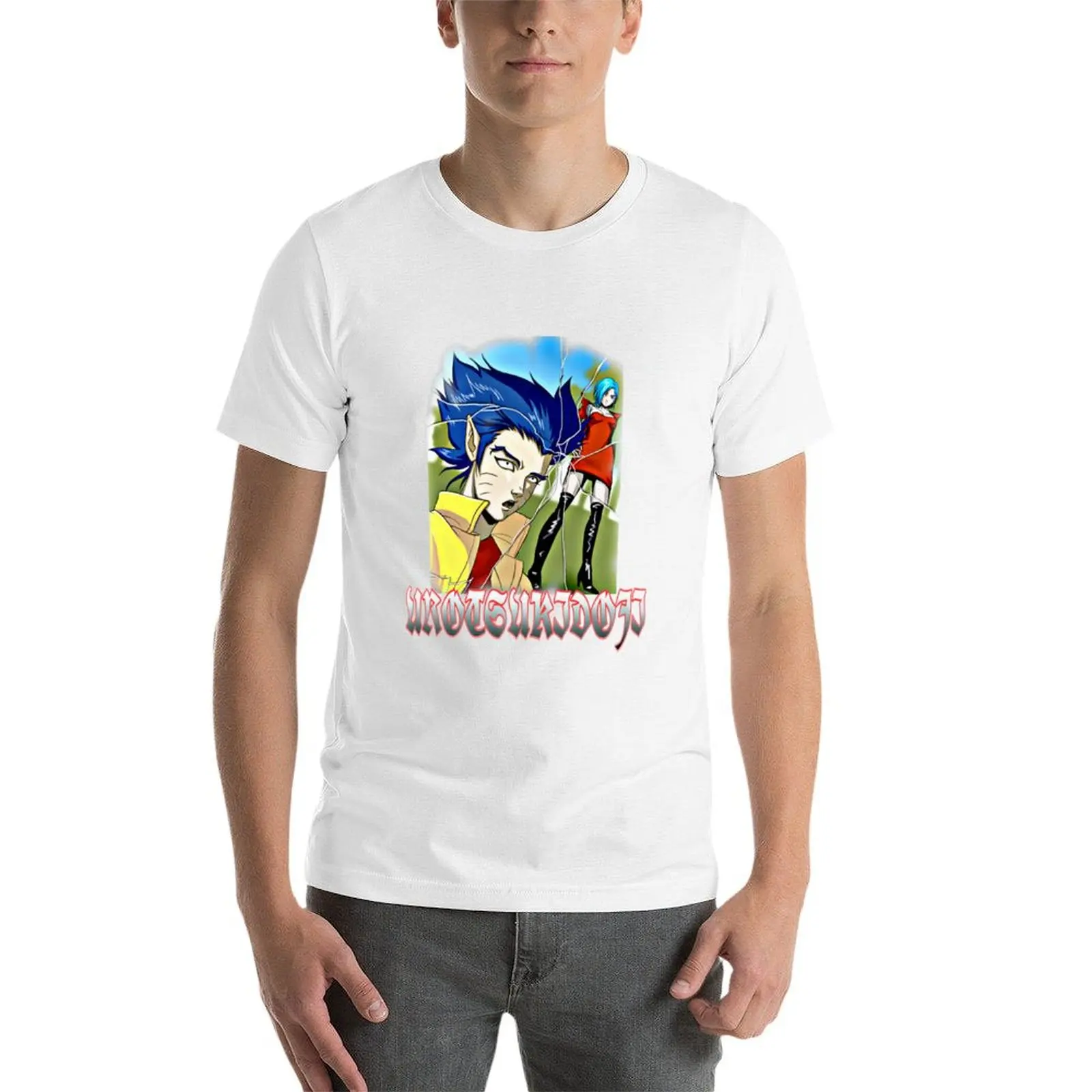 Футболка Amazing Urotsukidoji с рисунком винтажная футболка аниме мужская хлопковая