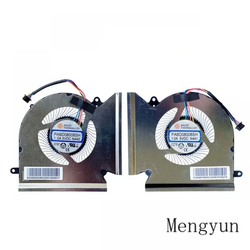 Вентилятор охлаждения процессора ноутбука для MSI GE66 RaidH 10UG 10UE 11UH 11UG GP66 Leopard 10UH 11UEer