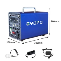 gyopo manufacturer 2021 500w 110v 220v backup lithium battery dc ac solar generator portable power station for outdoor