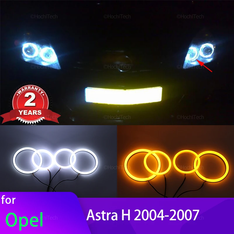 

Switchback Cotton Light Halo Rings DRL LED Angel Eyes Kit For OPEL Astra H 2004-2007 pre facelift Halogen Car Headlight Retrofit