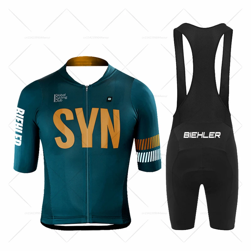 

2023 BIEHLER summer Cycling Jersey set SYN high quality Cycling Clothing road bike uniform MTB maillot ciclismo Bicycle shirts