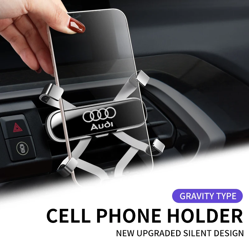Автомобильный держатель для телефона Audi Q5 Q7 Q3 A3 A4 A6 A5 A1 A8 Q8 Q2 A7 Quattro TT S3 S4 QS5 RS5 RS6