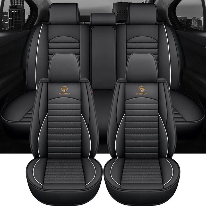 

Universal Leather Auto Car Seat Covers For Honda Civic 8th gen Audi A3 8p Sportback Fiat bravo Fiat Toro Interior Accsesories