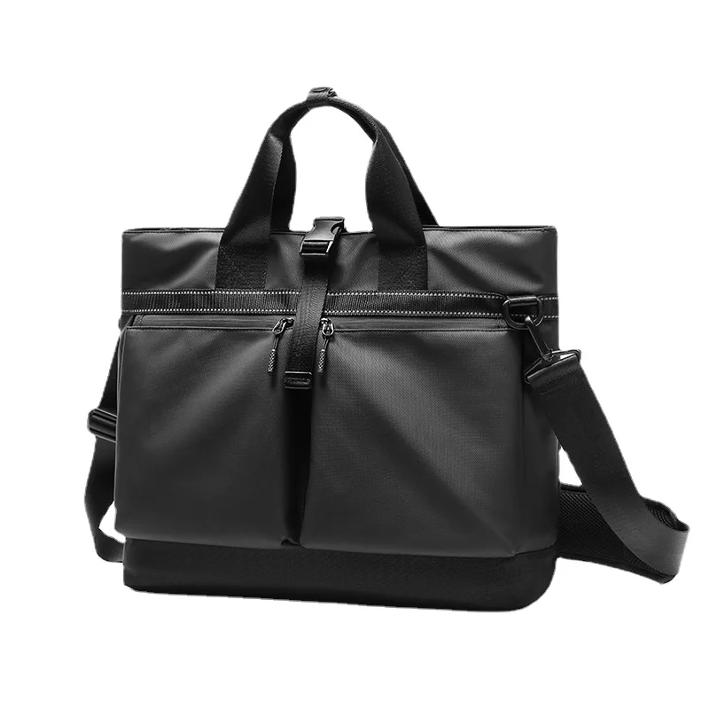 Brand Shoulder Bag Fashion Work Commuter Bag Men's Handbag Can Put A4 Waterproof Messenger Briefcase 17 Inch Laptop Bag Men's