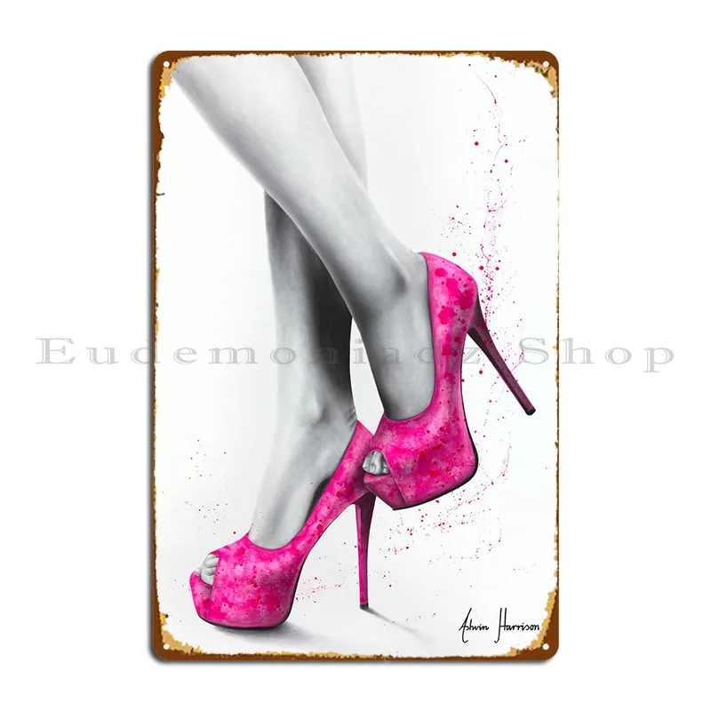 

Feeling The Fashion Metal Plaque Funny Design Pub Customized Club Tin Sign Poster