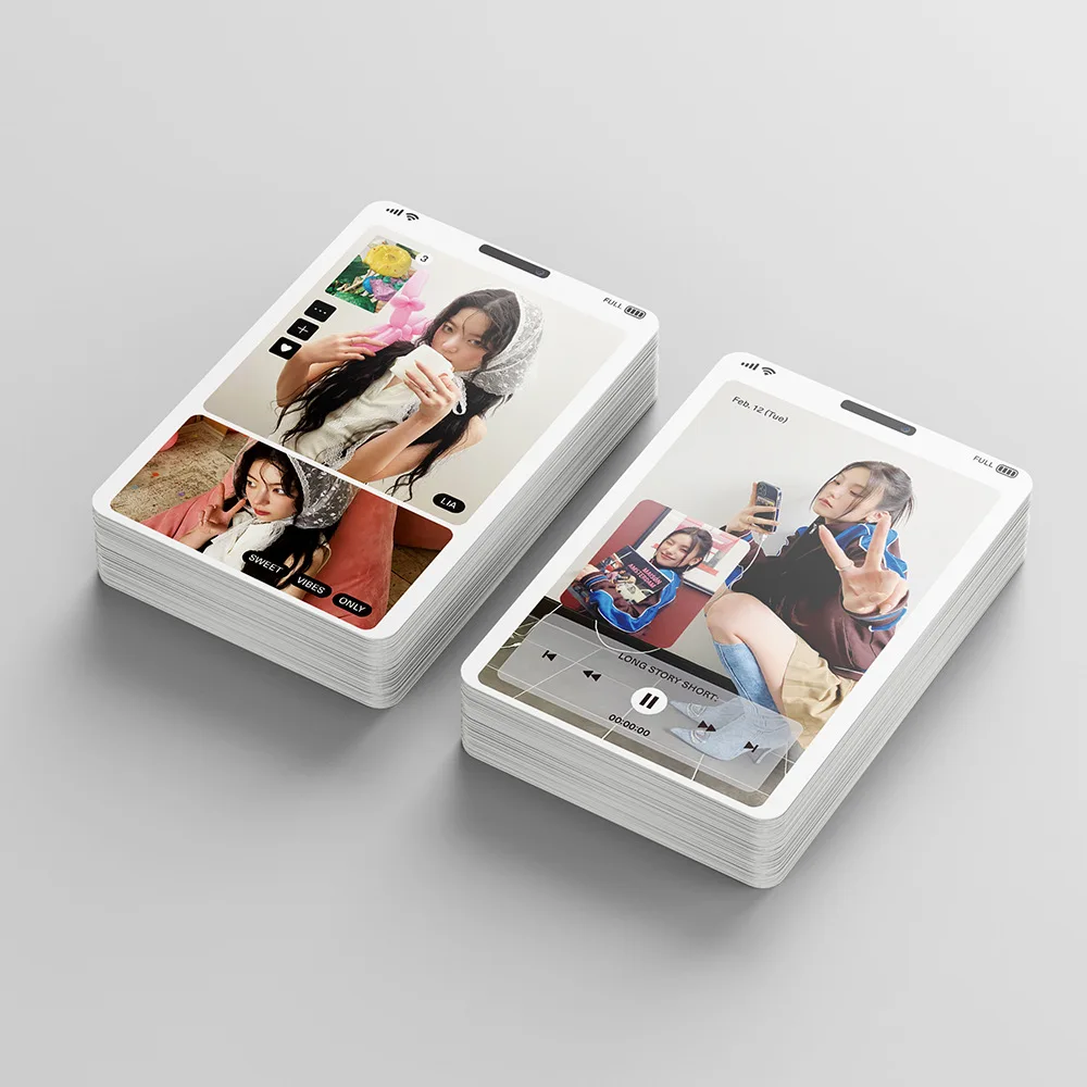 55 шт./компл. Kpop ITZY Lomo карты Золотой фотоальбом Lia Высококачественные фотокарточки