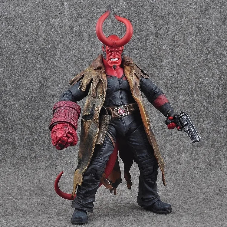Фото Фигурка Mezco Hellboy, 7-дюймовая подвижная игрушечная модель в подарок №3