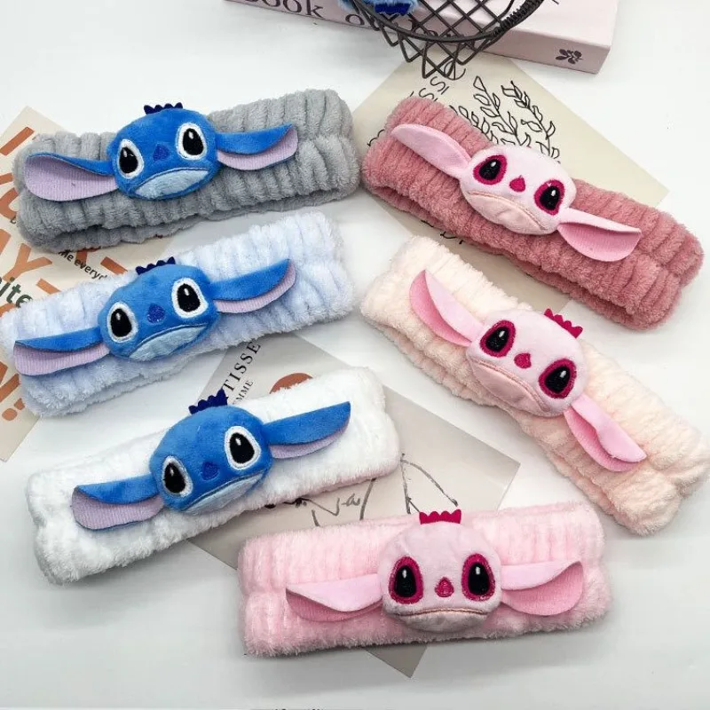 Disney Stitch аниме мультяшная кукла стирка повязка на голову высокая скорость широкие