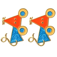 creative cartoon colorful mouse statement earrings for woman girls wear