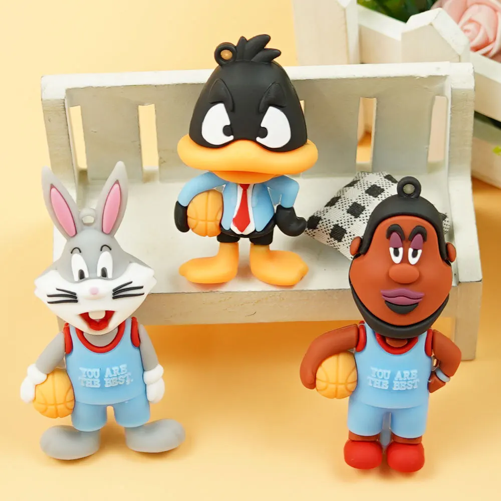 

Аниме Космос Джем игрушки Looney Tunes фигурки брелок Багги кролик аксессуары сумка Daffy утка порки искусственная подвеска мультяшный подарок