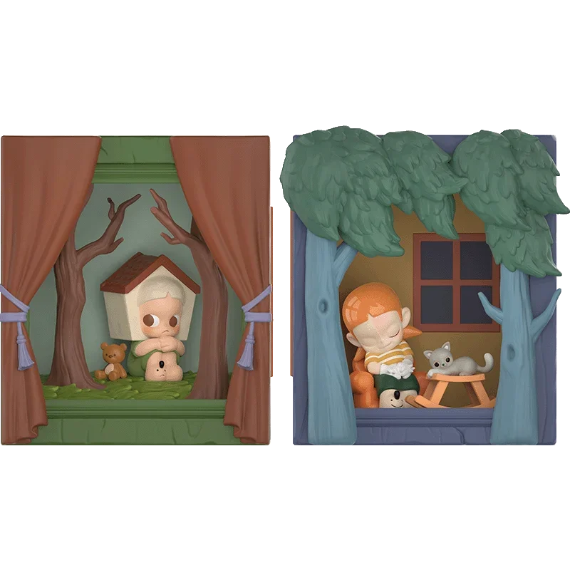 POPMART Zsiga The Window Series: Наборы с фигурками, модные игрушки-сюрпризы, случайные коробки, коллекционные фигурки, подарок-сюрприз (art.: 3920dae79d8f7) - 3920dae79d8f7