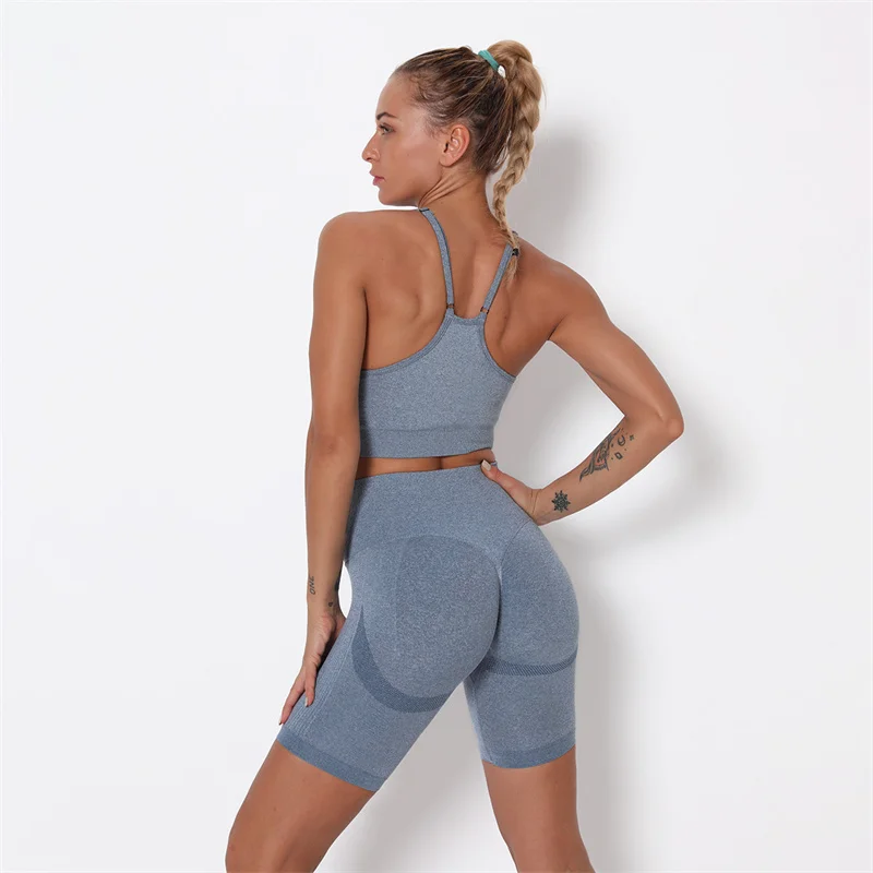 

Seamless Women Yoga Set Workout Clothing 2 Piece Set Gym Yoga Set Fitness Sportswear Seamless Sport Suit Sexy Girls