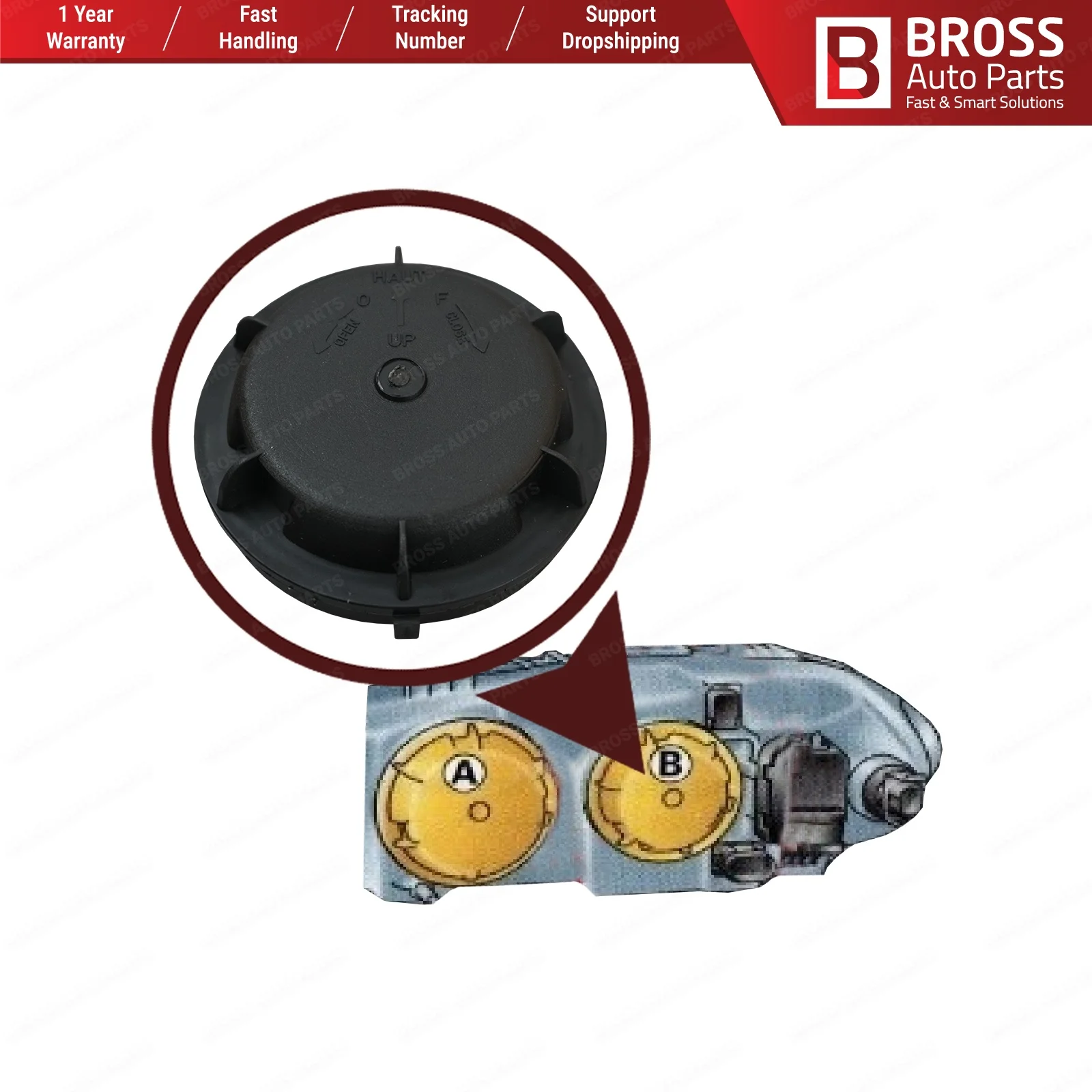 Bross автозапчасти BSP605 налобный фонарь маленькая Пылезащитная Крышка для Renault Megane